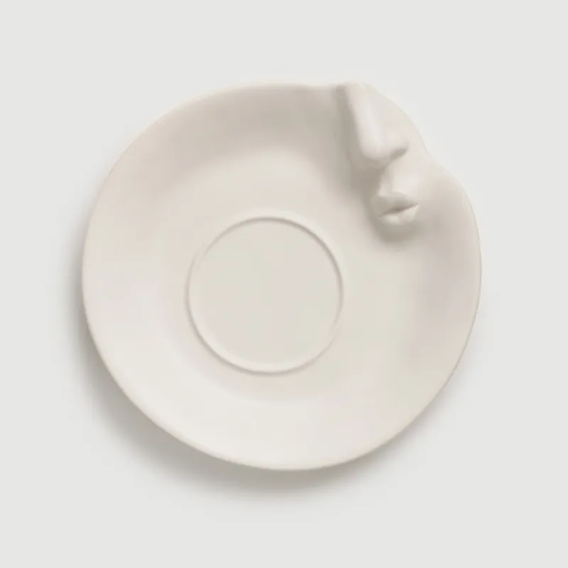 Пара чайная, 1 перс, 2 пр, 300 мл, керамика, молочная, Поцелуй, He&She, image-6