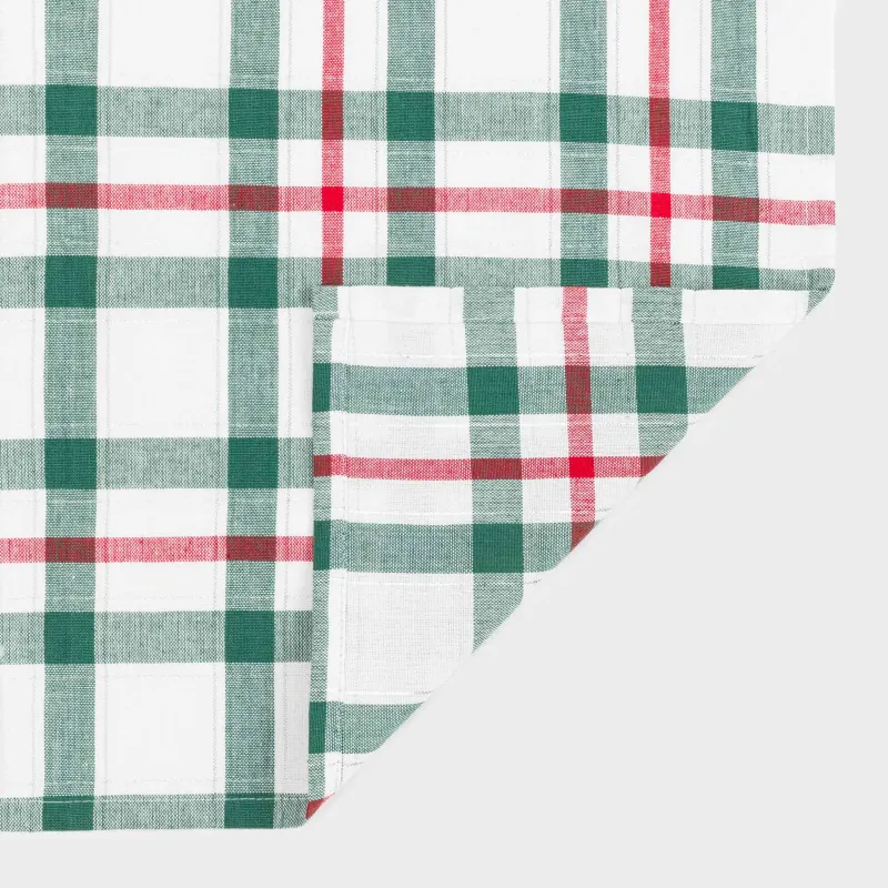 Полотенце кухонное, 40х60 см, 3 шт, хлопок, зеленое/молочное, Олень/Клетка, Woodland story, image-7