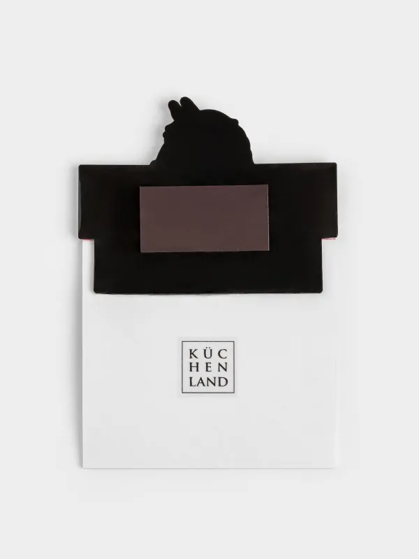 Магнит с календарем, 9 см, ПВХ/бумага, бежевый, Конь, Horse christmas, image-1