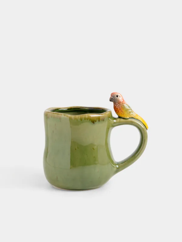 Кружка, 500 мл, Попугай, Tropical bird, image-0