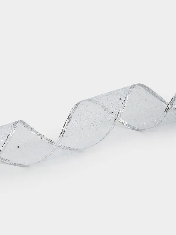 Лента декоративная, 5 м, полиэстер, Ribbon christmas, image-3