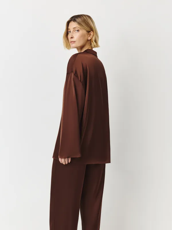 Рубашка женская, с длинным рукавом, Derin, image-5