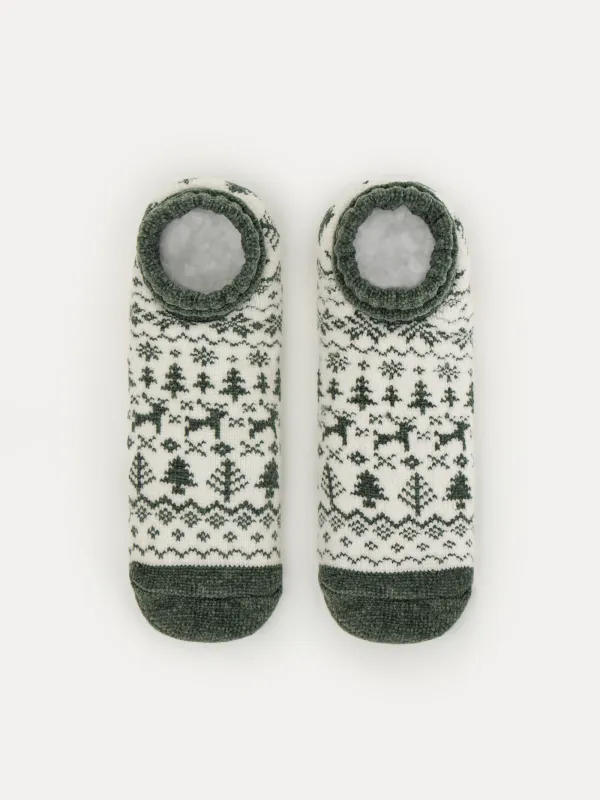 Носки женские, шенилл/шерпа, Hot winter, image-0