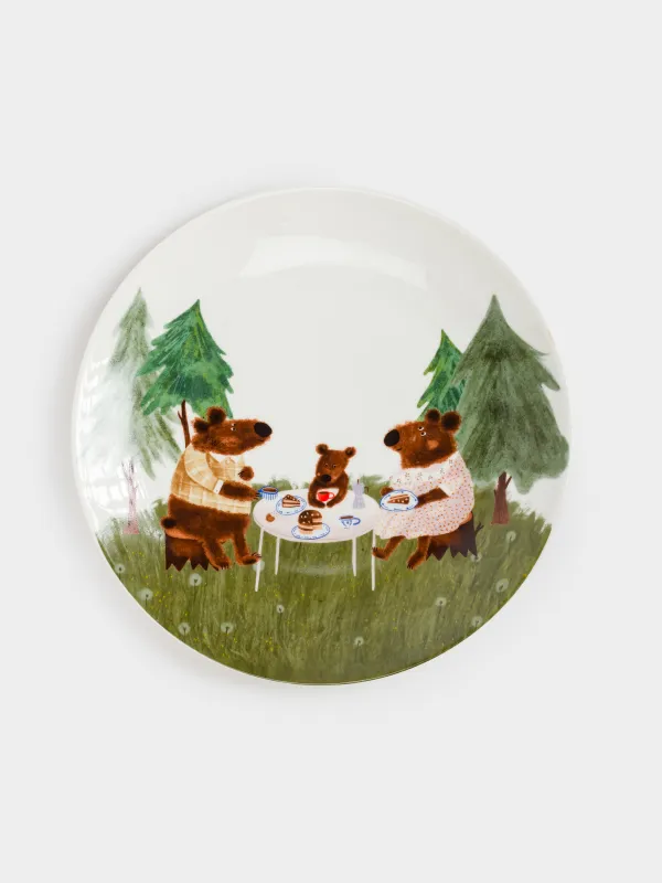 Набор посуды, детский, 1 перс, 3 пр, фарфор N, белый, Чаепитие, Little pet, image-2