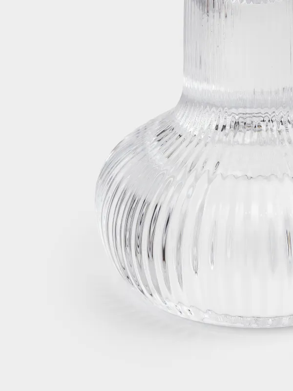 Подсвечник, 11 см, для одной свечи, на ножке, стекло, Ribedic, image-2