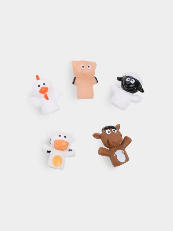 Набор игровой, 5 предметов, Пальчиковый театр, Kiddy, image-1