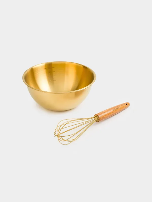 Набор для выпечки, 2 предмета, Classic gold, image-1