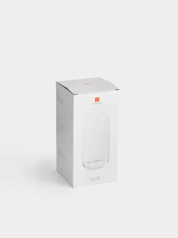 Ваза для цветов, 27 см, стекло, Flask, image-4