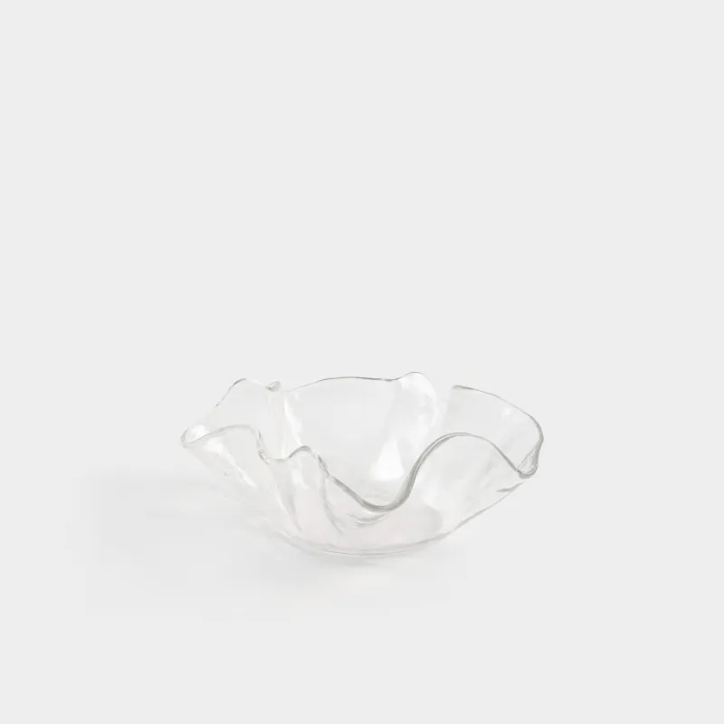 Салатник, 20х9 см, Волнистые края, Clear wave