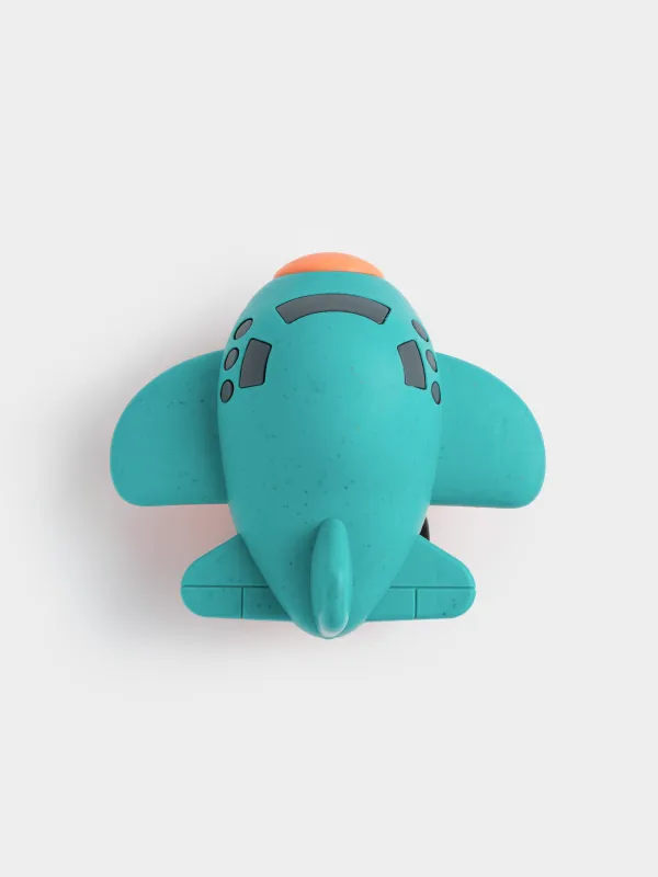 Игрушка, 6х8 см, пластик, оранжевая, Самолет, Traffic, image-2