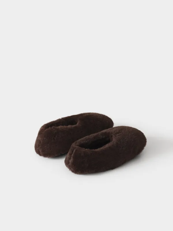 Тапочки-носки из искусственного меха Cozy plush, image-4