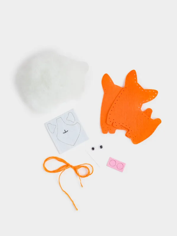 Набор для творчества, 13х15 см, рукоделие, фетр, подвеска, Корги, Creativity, image-1