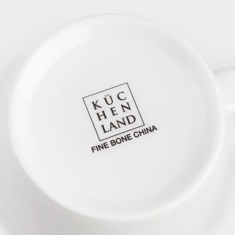 Кружка, 350 мл, 2 шт, фарфор F, белая, Welmi, image-4