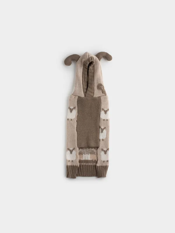 Свитер для животных с капюшоном и принтом Овечки, Fashion pet, image-0