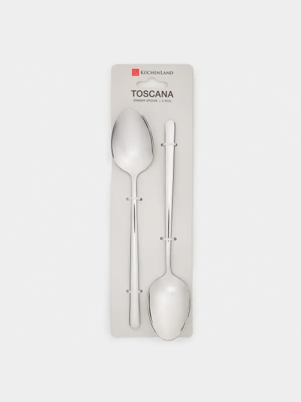 Ложка столовая, 2 шт, сталь, Toscana, image-3