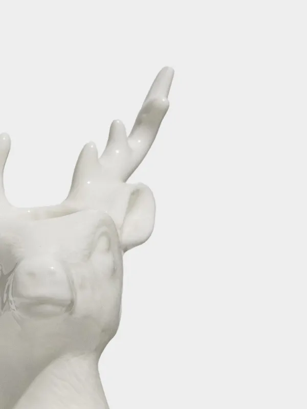 Подсвечник, 7x11 см, для тонкой свечи, Олень, Forest deers, image-2