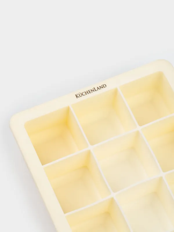 Форма для льда, 18х12 см, 15 отд, силикон, белая, Soft kitchen, image-2