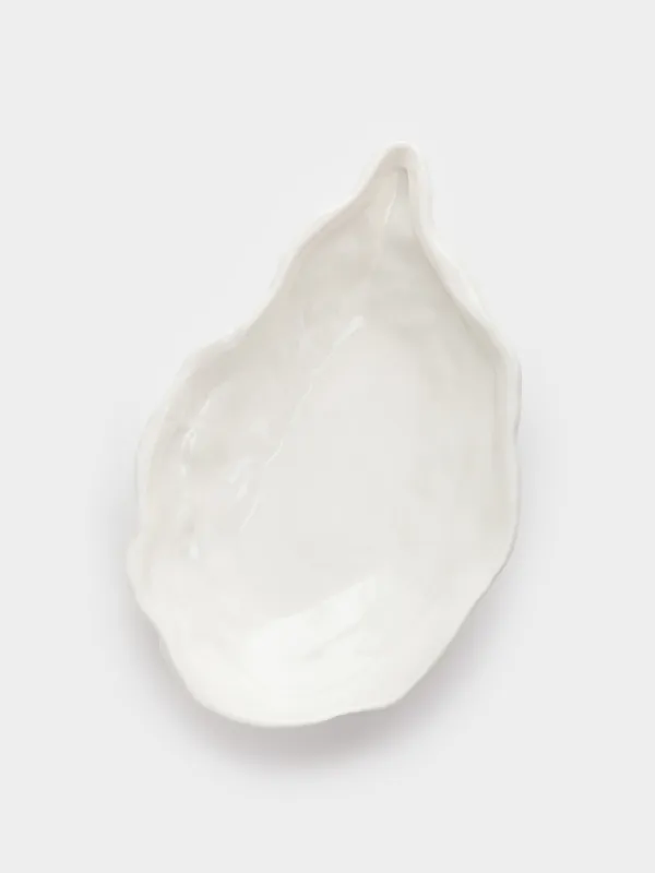 Блюдо, 23х15 см, фарфор P, белое, Устрица, Shellfish, image-3