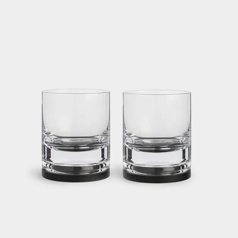 Стакан для виски, 340 мл, 2 шт, на подставке, Clear