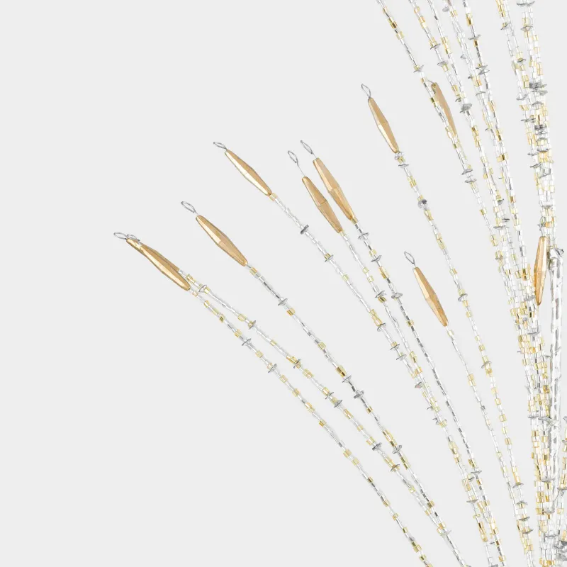 Ветка декоративная, 69 см, Мерцающая ветвь, Curved decor, image-2