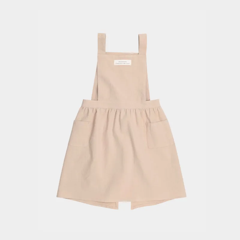 Фартук-платье детский, 57х56 см, хлопок, бежевый, Vintage kitchen