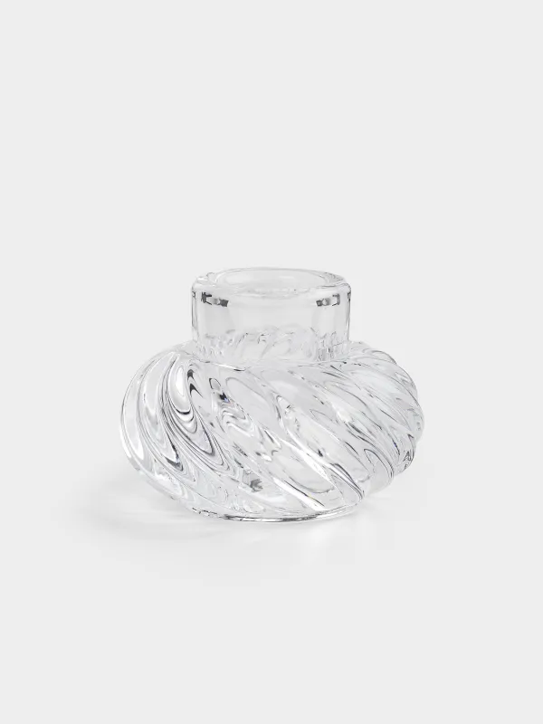 Подсвечник, 6 см, для тонкой свечи, стекло, Lombardy R, image-0