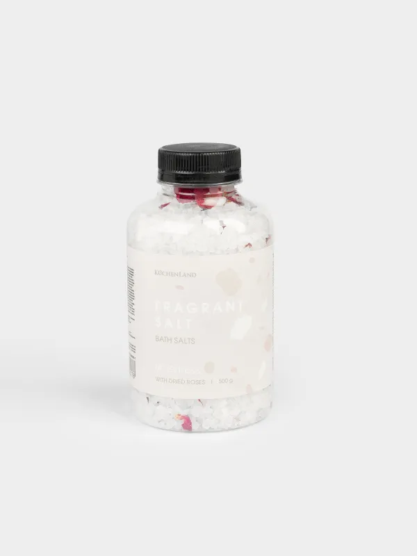 Соль для ванны, 500 гр, Роза, Антистресс, Fragrant salt, image-0