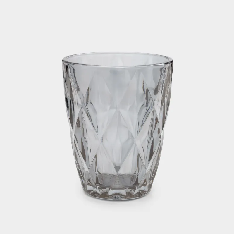 Стакан, 10 см, 270 мл, 6 шт, стекло Р, серый, Rhomb color, image-4