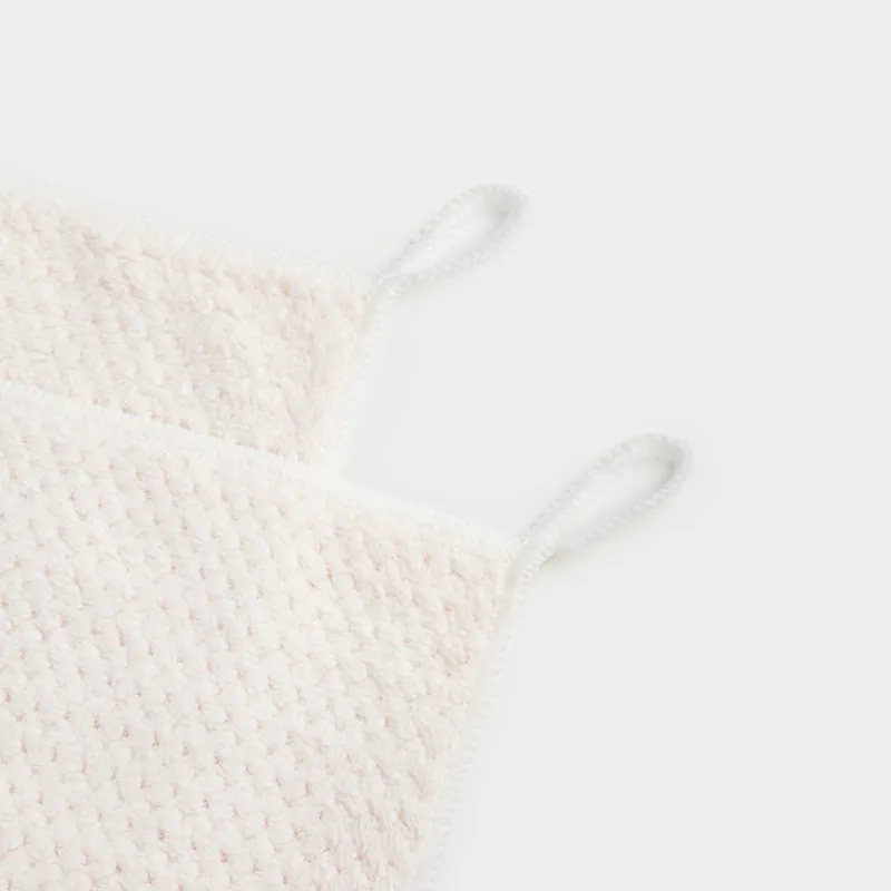 Полотенце, 30х30 см, 2 шт, флис, молочное, Ratine, image-4