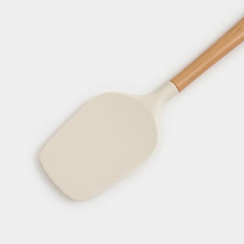 Лопатка, 22 см, силикон/пластик, бежевая, Letia, image-2