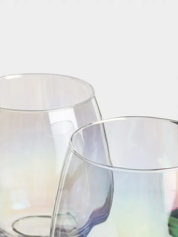 Стакан, 10 см, 460 мл, 2 шт, стекло, перламутр, Floyd polar, image-5