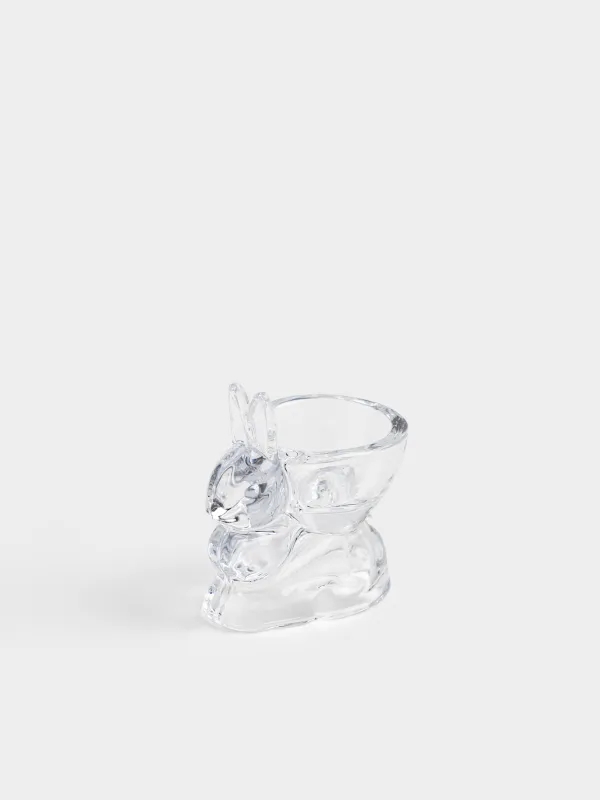 Подставка для яйца, 6 см, стекло, Кролик, Clear figure, image-1