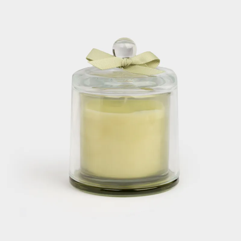 Свеча ароматическая, 11 см, в подсвечнике, с крышкой, стекло, Midnight orchid, Esthetic