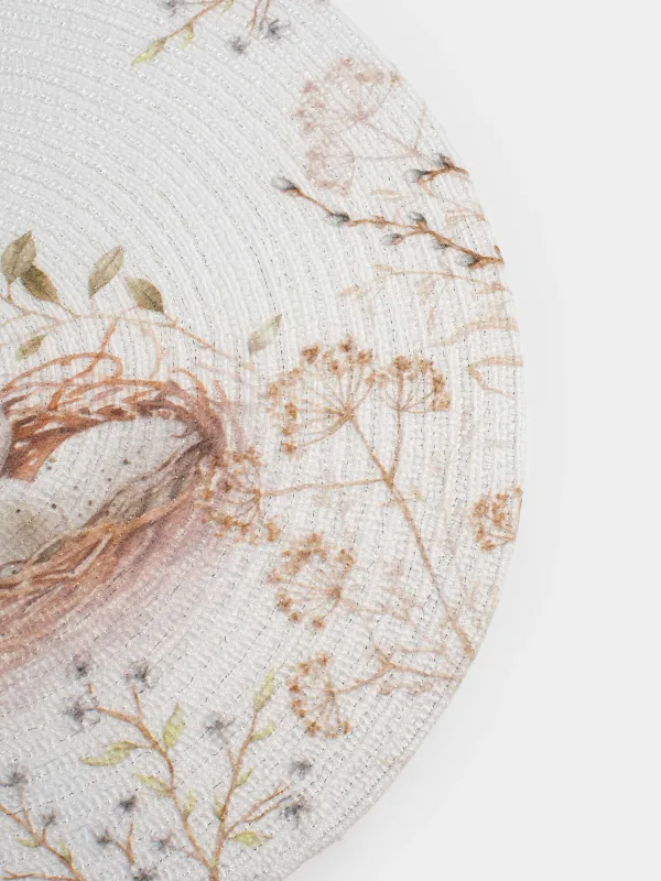 Салфетка под приборы, 38 см, Цыплята, Rotary print, image-2