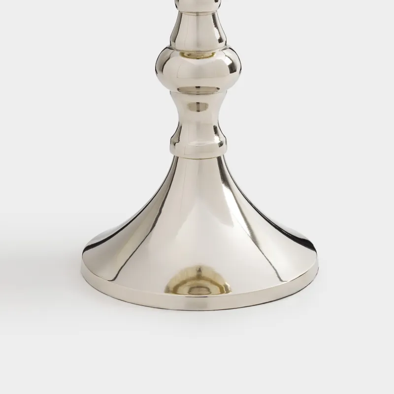 Подсвечник, 23 см, для чайной свечи, на ножке, стекло/металл, шампань, Fantastic, image-2