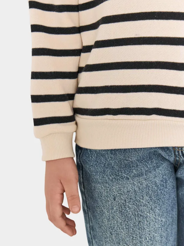 Свитшот детский, для девочек, бело-черный, Blaina, image-2