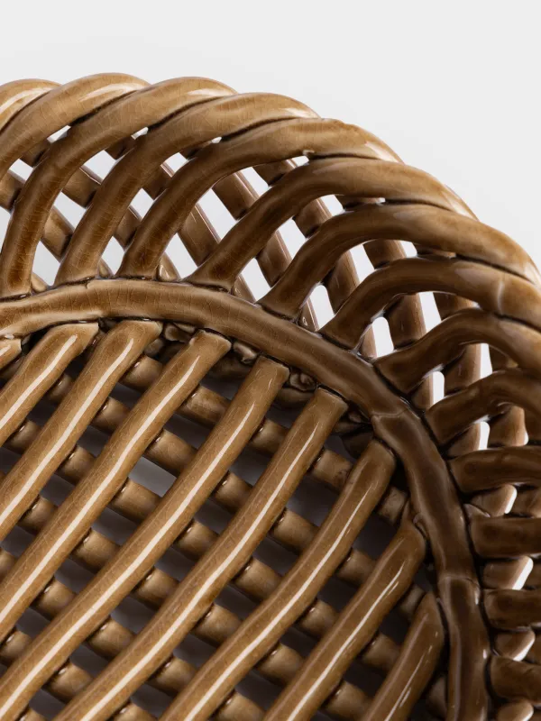 Ваза для фруктов, 21х7 см, Корзина, Weave, image-1