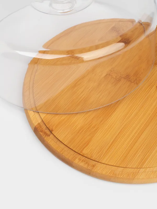 Блюдо с крышкой, 28х10 см, Bamboo, image-1