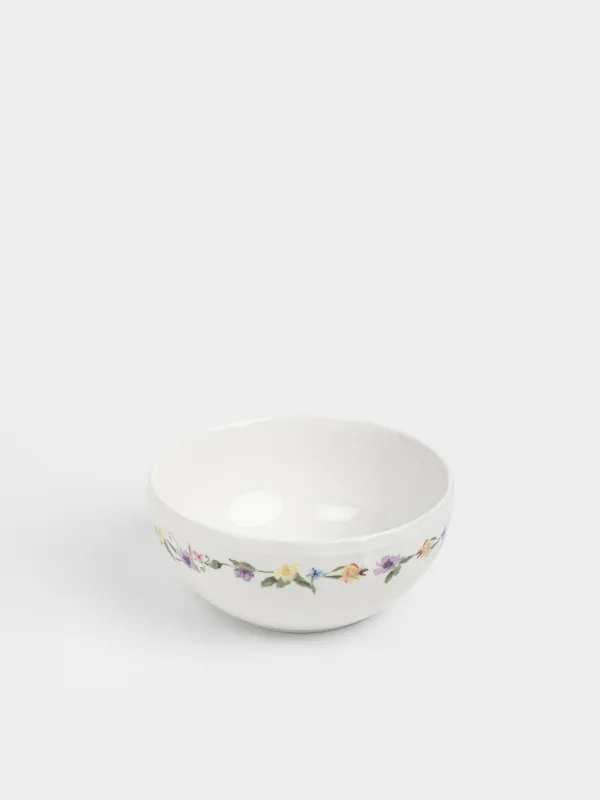 Салатник, 16х7 см, 720 мл, фарфор N, белый, Кролик и цыпленок, Rabbit Easter, image-1