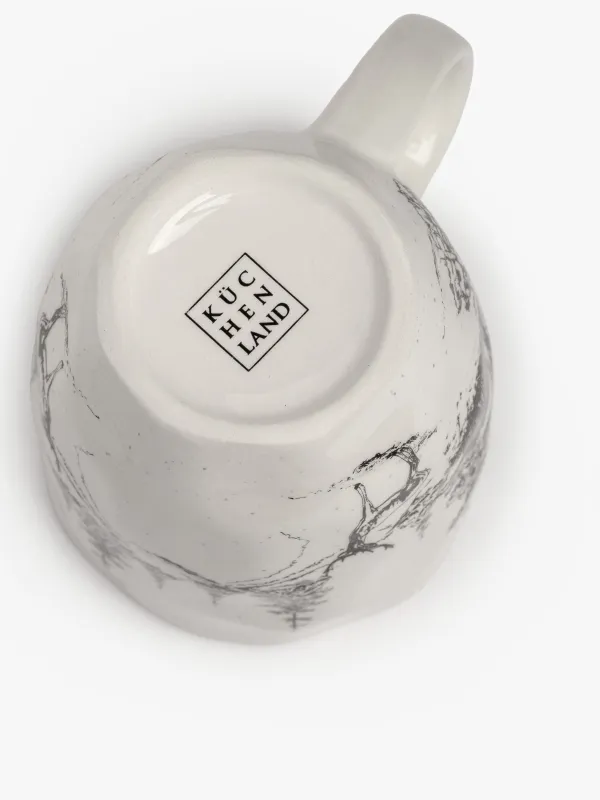 Кружка, 320 мл, Олень у дома в лесу, Crumple print, image-4