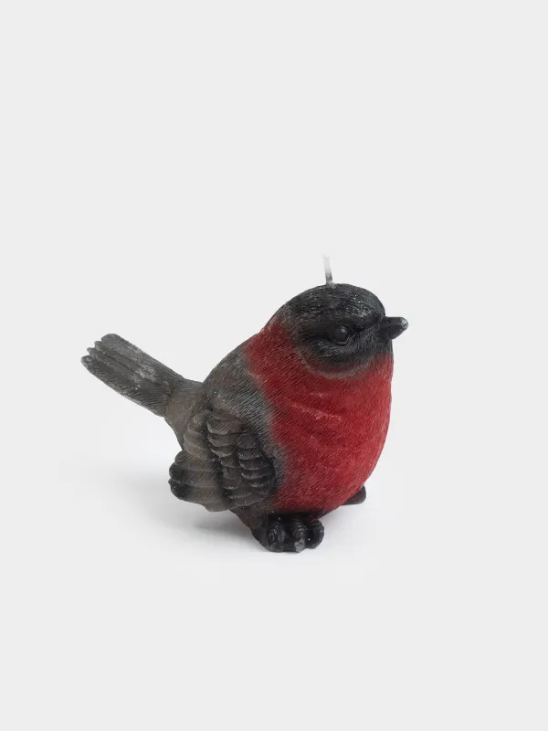 Свеча, 13х9 см, красная, Птица, Shape candle, image-1