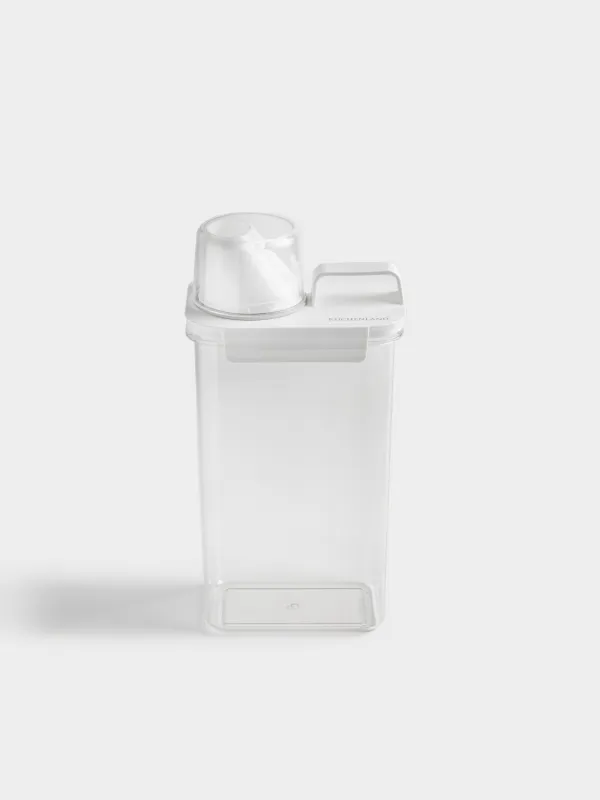 Контейнер для стирального порошка, 2,3 л, с мерником, Compact, image-1