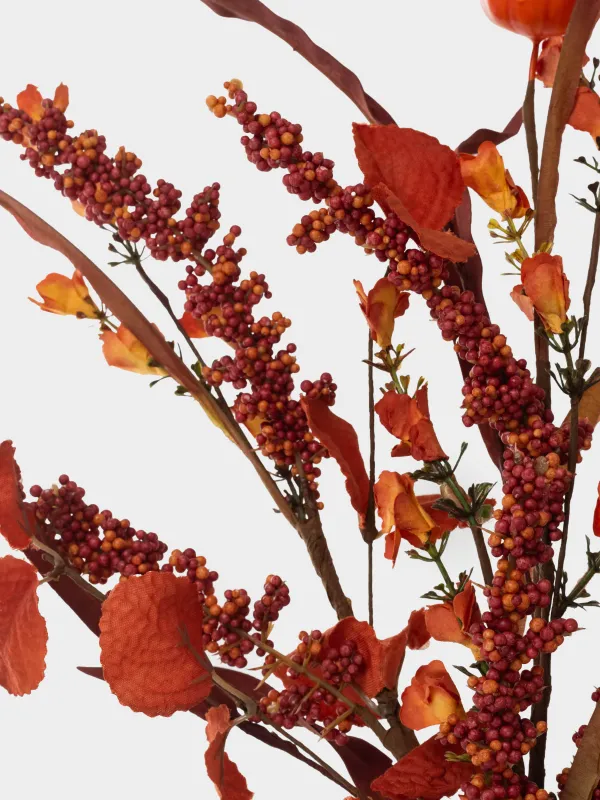 Ветка декоративная, 55 см, Цветы и тыквы, Forest symphony decor, image-3