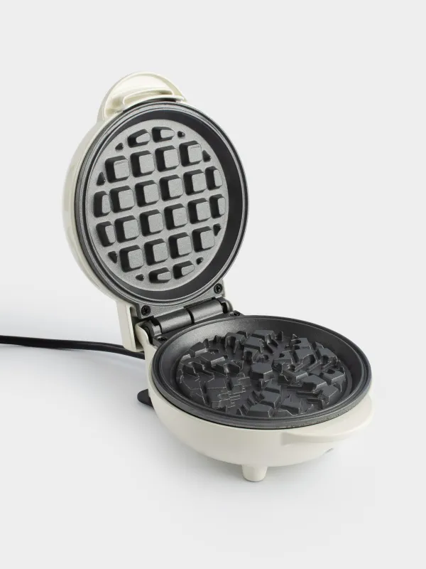 Вафельница, электрическая, 550 Вт, бакелит/металл, бежевая, Снежинка, Laneri, image-1