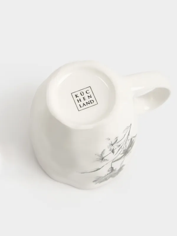 Кружка, 390 мл, Графичные цветы, Floria graphic, image-4