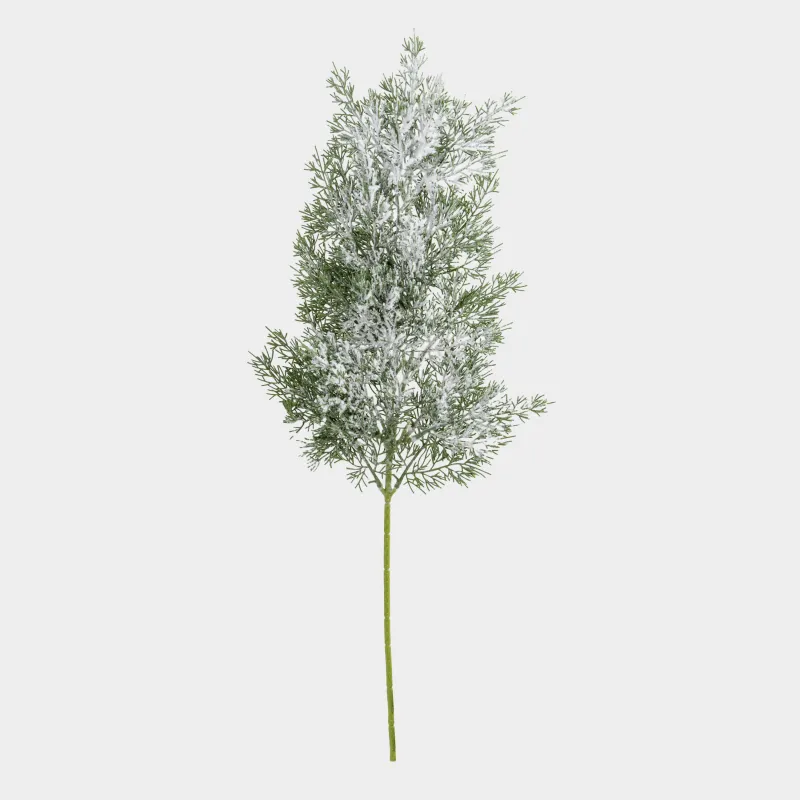 Ветка декоративная, 66 см, пластик/полиэстер, Заснеженная ель, Snowy decor