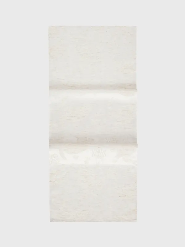 Дорожка настольная, 40x160 см, жаккард, полиэстер/лен, бежевая, Черепахи, Marine turtles, image-0