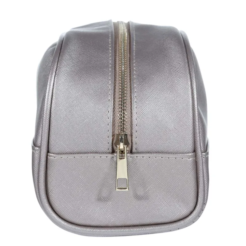 Косметичка, 20х10 см, полиуретан, золотистая, Beauty, image-1