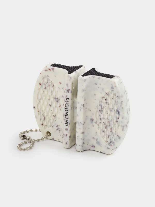 Точило для ножей, 7 см, пластик/сталь, молочное, Accessories, image-4