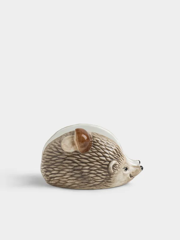 Салфетница, 14 см, Еж с грибом, Hedgehog, image-0